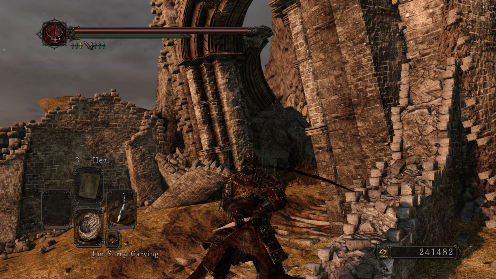 Image showing the Ivory Straight Sword in Dark Souls 2.