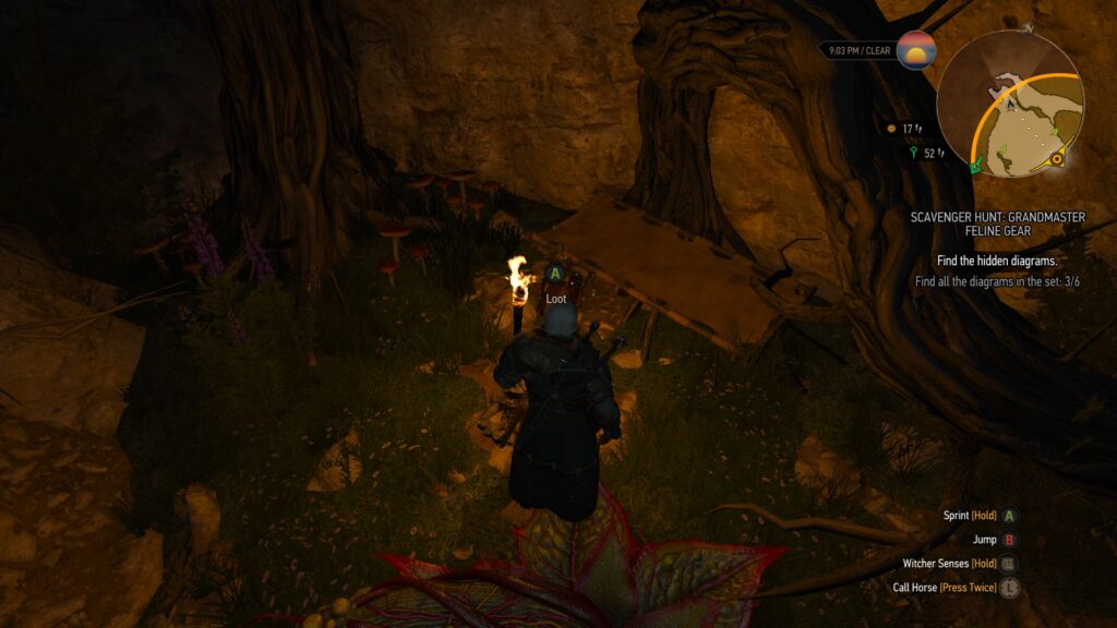 Bag by a cot in The Pits of Brume. 