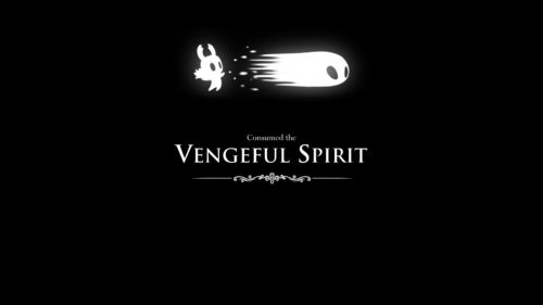 The Vengeful Spirit Spell in Hollow Knight.