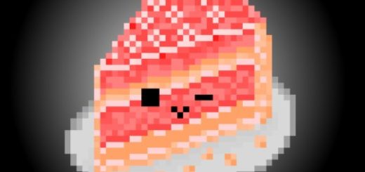 The cake at the beginning of Loading Screen Simulator.