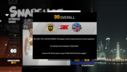 The level 99 unlocks in NBA 2K19.