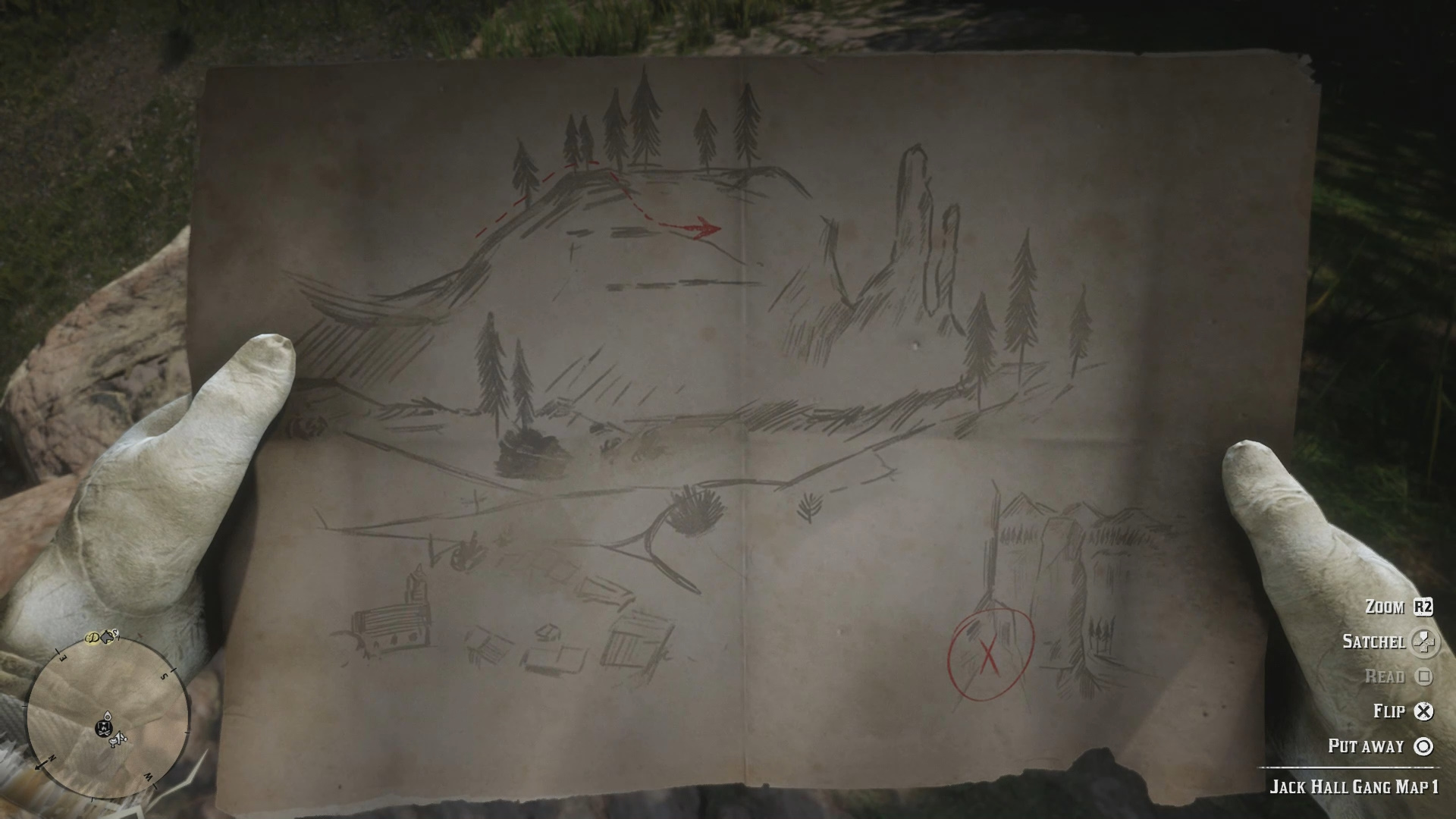 The Jack Hill Gang maximo treasure map. 