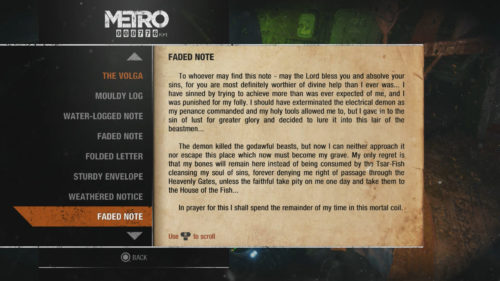 The Volga Collectibles locations in Metro Exodus