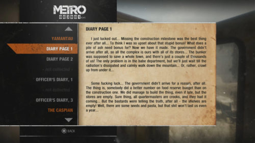 Yamantau Collectibles Locations in Metro Exodus