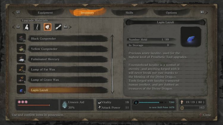 Lapis Lazuli item