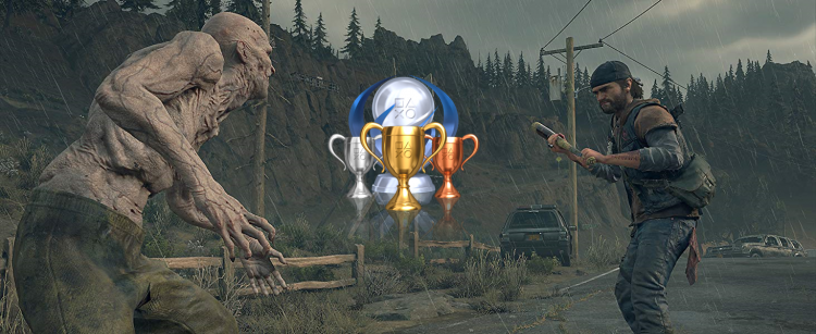 Days Gone trophy art.
