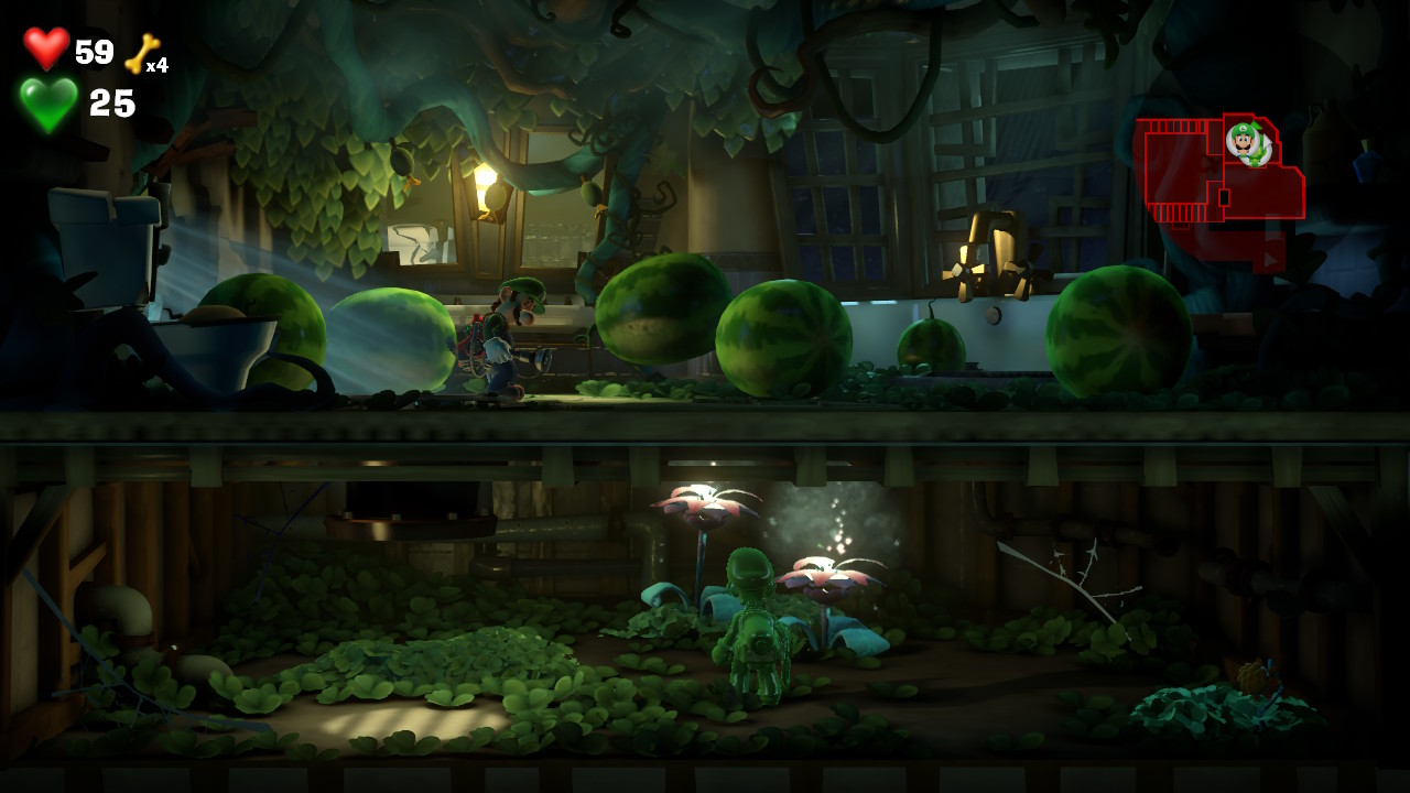 Luigi's Mansion 3 Used the Strobulb on all Strobe Flowers in the