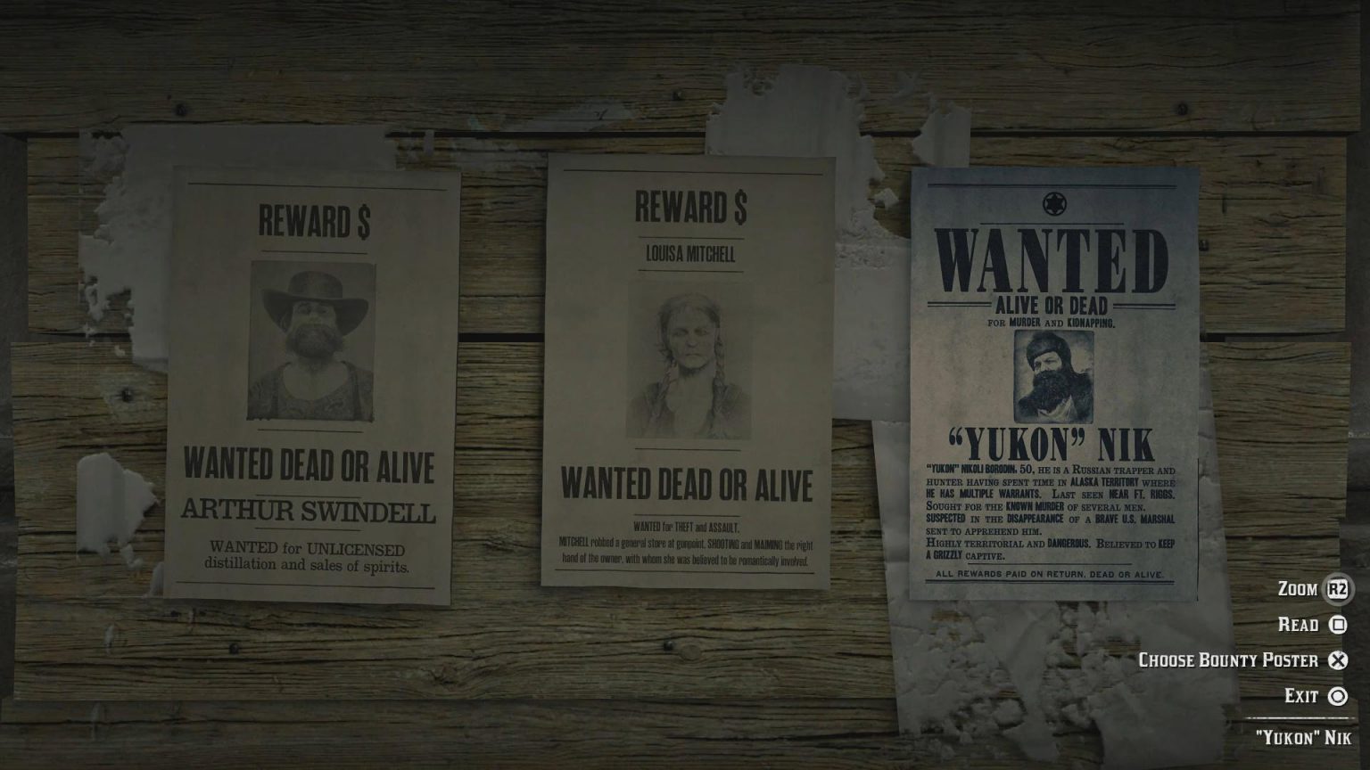 Red Dead Redemption Online Yukon Nik Bounty Hunt Guide Hold to Reset