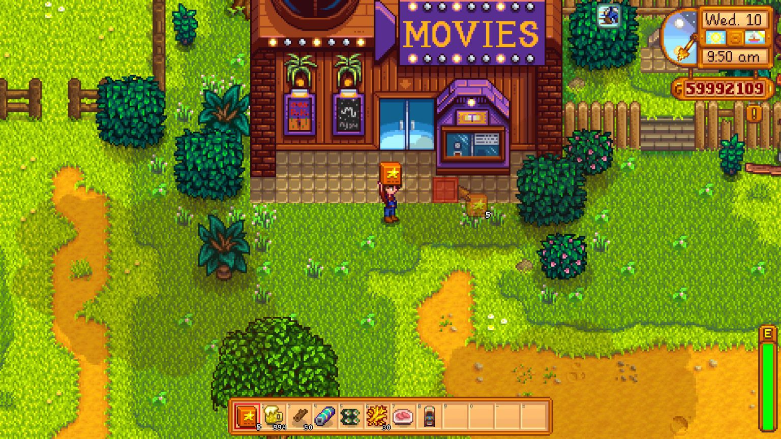 How to Unlock the Movie Theater in Stardew Valley Hold to Reset