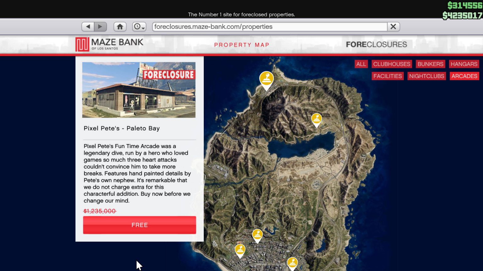 GTA Online Guide How to Purchase an Arcade Walkthrough Hold to Reset
