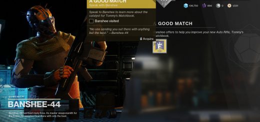 Tommy's Matchbook Catalyst mission.