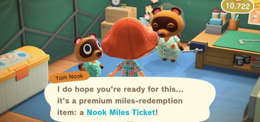 Receiving a Nook Miles Ticket.
