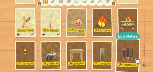 Featured image on How to Craft Log Stakes guide for Animal Crossing New Horizons