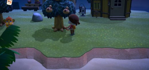 A fully grown Money Tree in Animal Crossing: New Horizons.