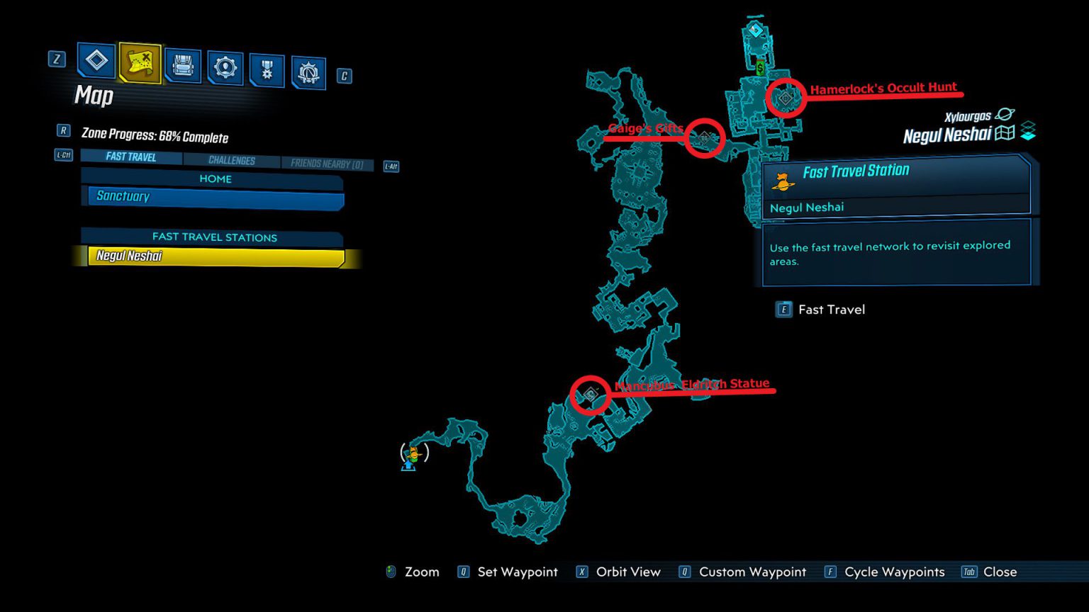 Borderlands 3 Negul Neshai Crew Challenges Guide Hold to Reset