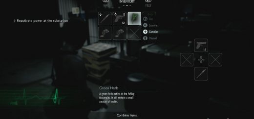 Featured image on Crafting Recipes List for Resident Evil 3