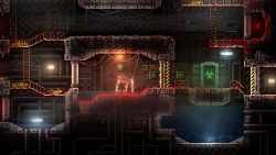 Taking Human form in Carrion during the game's ending.