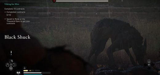 Image showing the Black Shuck legendary animal.
