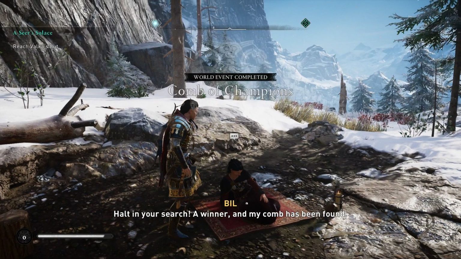 Comb of Champions Assassin's Creed Valhalla Guide Hold to Reset