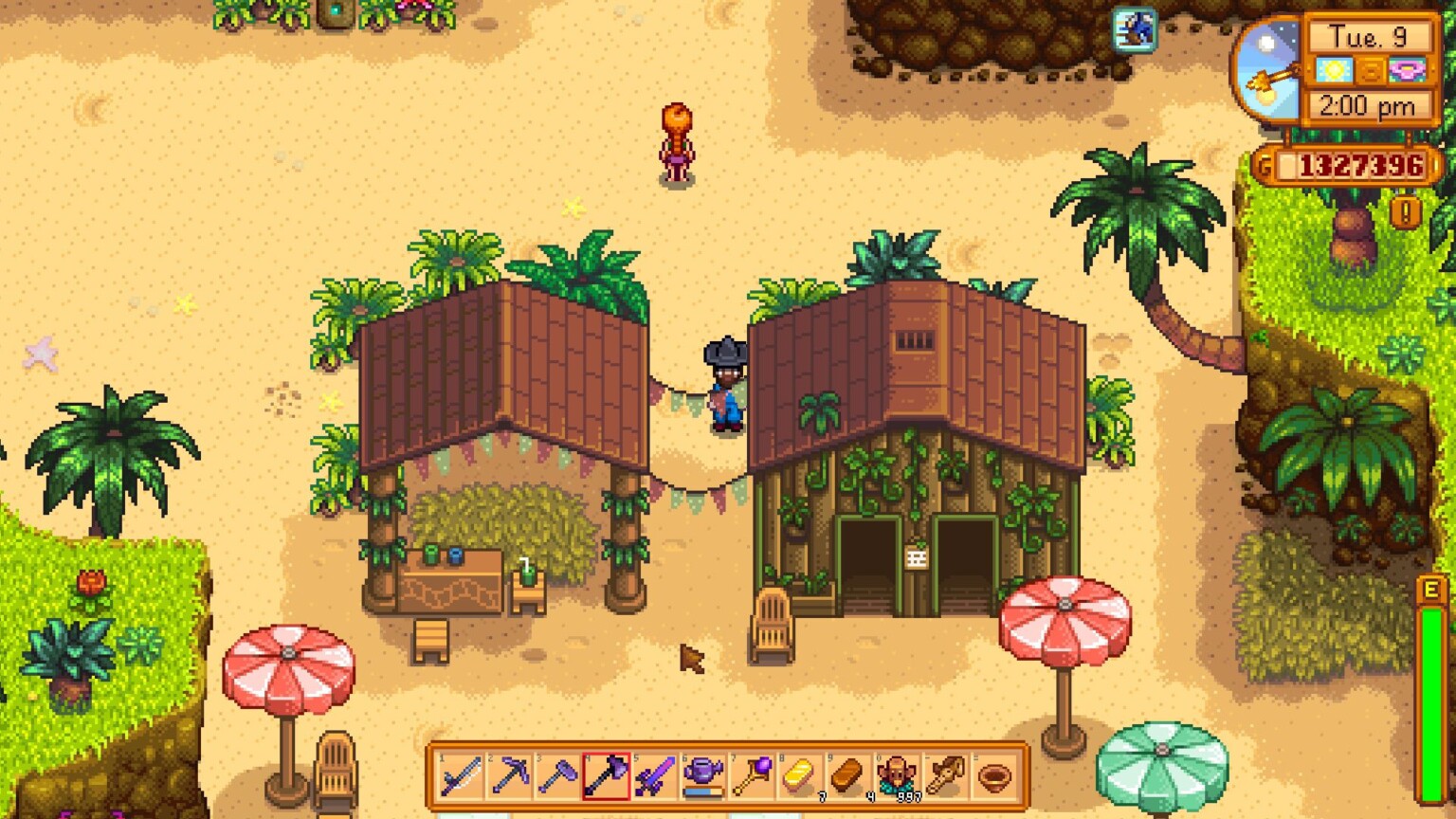 Golden Walnuts Unlocks on Ginger Island Stardew Valley Hold to Reset