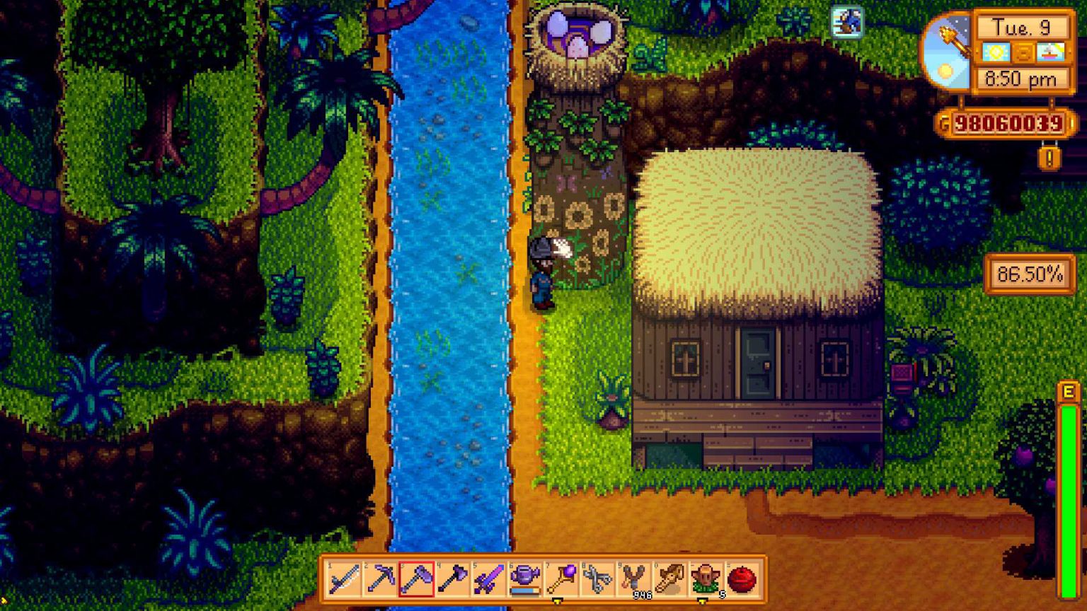 Golden Walnuts Unlocks on Ginger Island Stardew Valley Hold to Reset