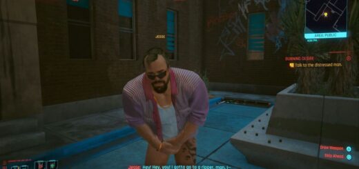 Jesse Cox character in Jesse Johnson in Cyberpunk 2077.