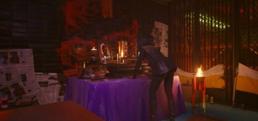 Jackie's memorial in Cyberpunk 2077.