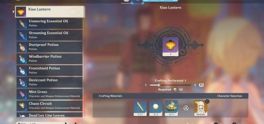 Featured image on How to Craft Xiao Lantern in Genshin Impact guide.
