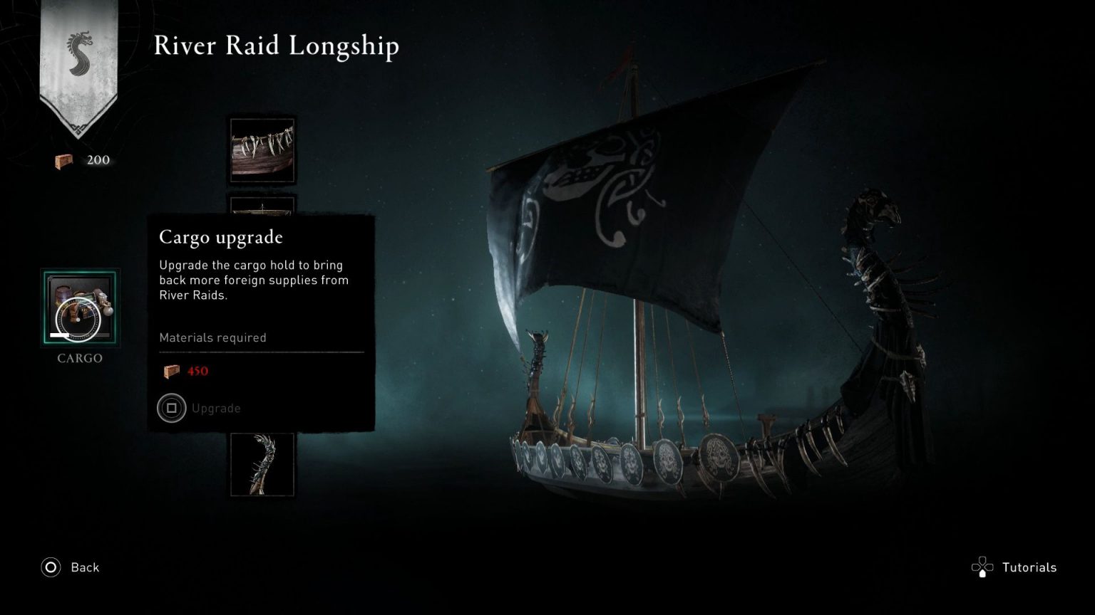 Carry More Foreign Supplies in Longship Assassin's Creed Valhalla