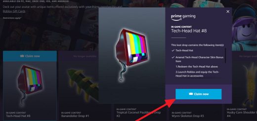 Image showing how to get the Tech Head Hat in Roblox.