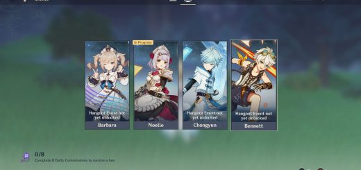 Featured image on Hangout Event Bennett Guide for Genshin Impact.