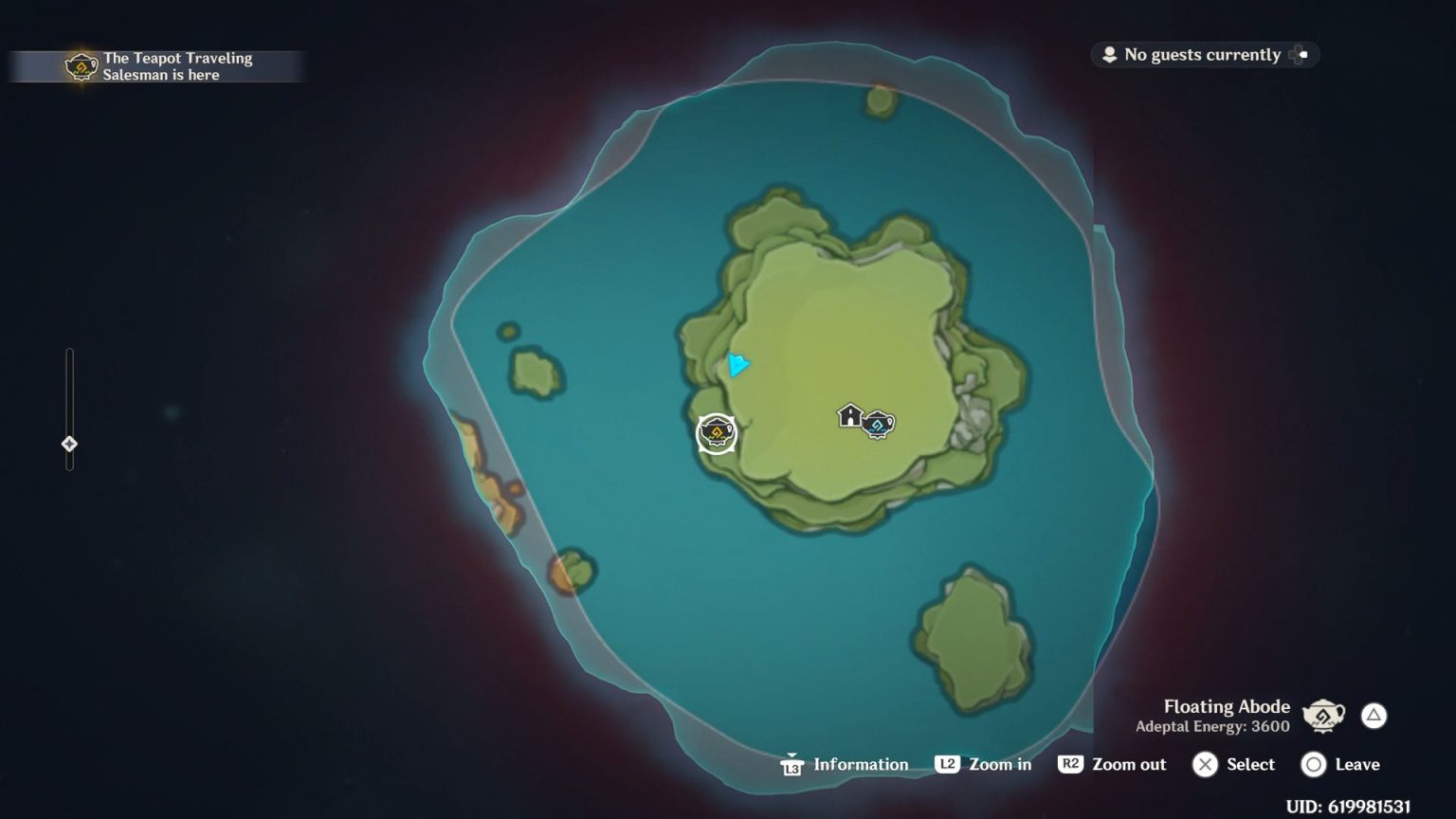 Genshin Impact Teapot Traveling Salesman Guide Hold to Reset