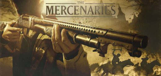 The Mercenaries game mode art for Resident Evil Village.