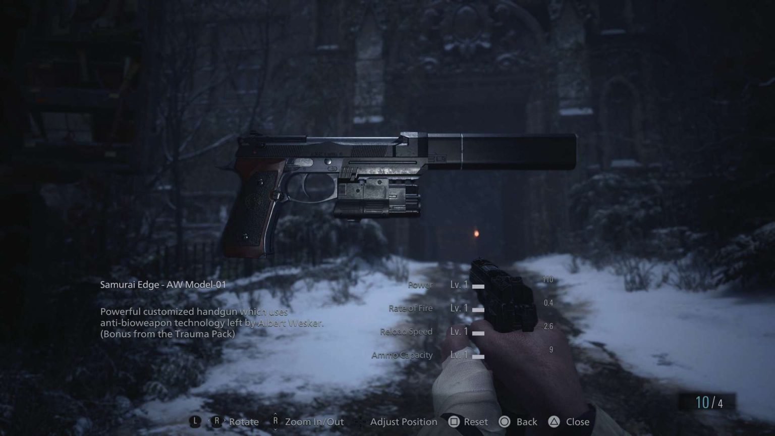 Resident Evil Village Weapons List Hold To Reset