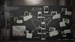 Image showing the Heist board in Chernobylite.