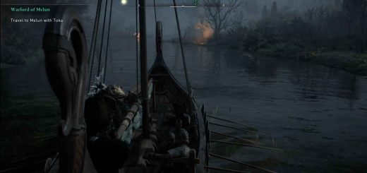 Traveling to Melun in Assassin's Creed Valhalla.