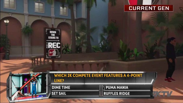 Image showing an NBA 2K22 Episode 2 question.