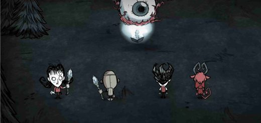 Don't Starve x Terraria crossover event art.