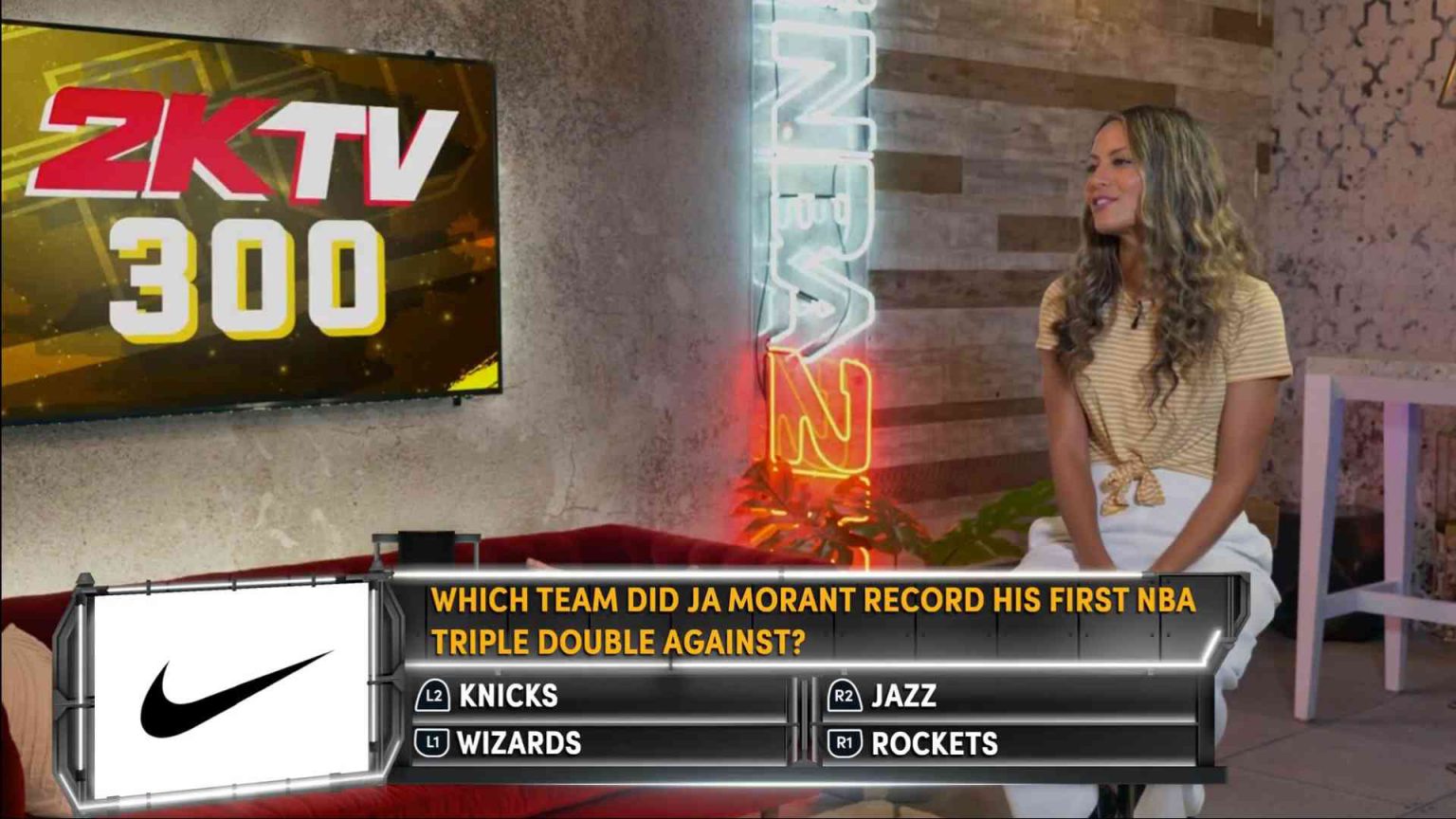 NBA 2K22 2KTV Episode 12 Answers Guide Hold to Reset