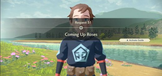 Featured image on Pokemon Legends Arceus Coming Up Roses guide.