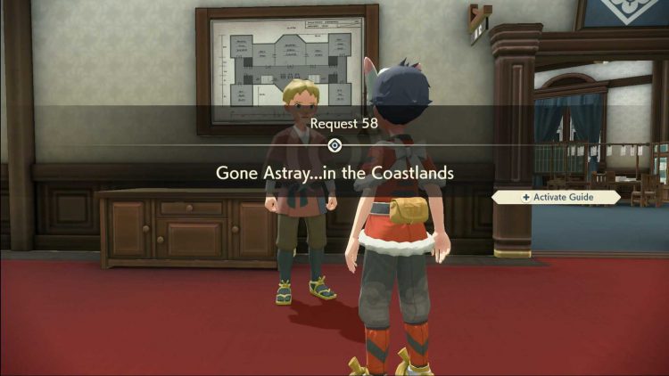 Image showing Zeke giving the Gone Astray in the Coastlands Request.