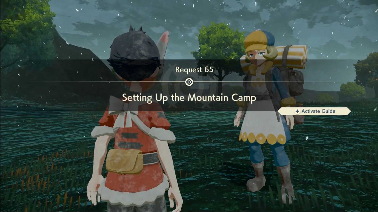 Setting Up the Mountain Camp (Request 65) Pokemon Legends Arceus