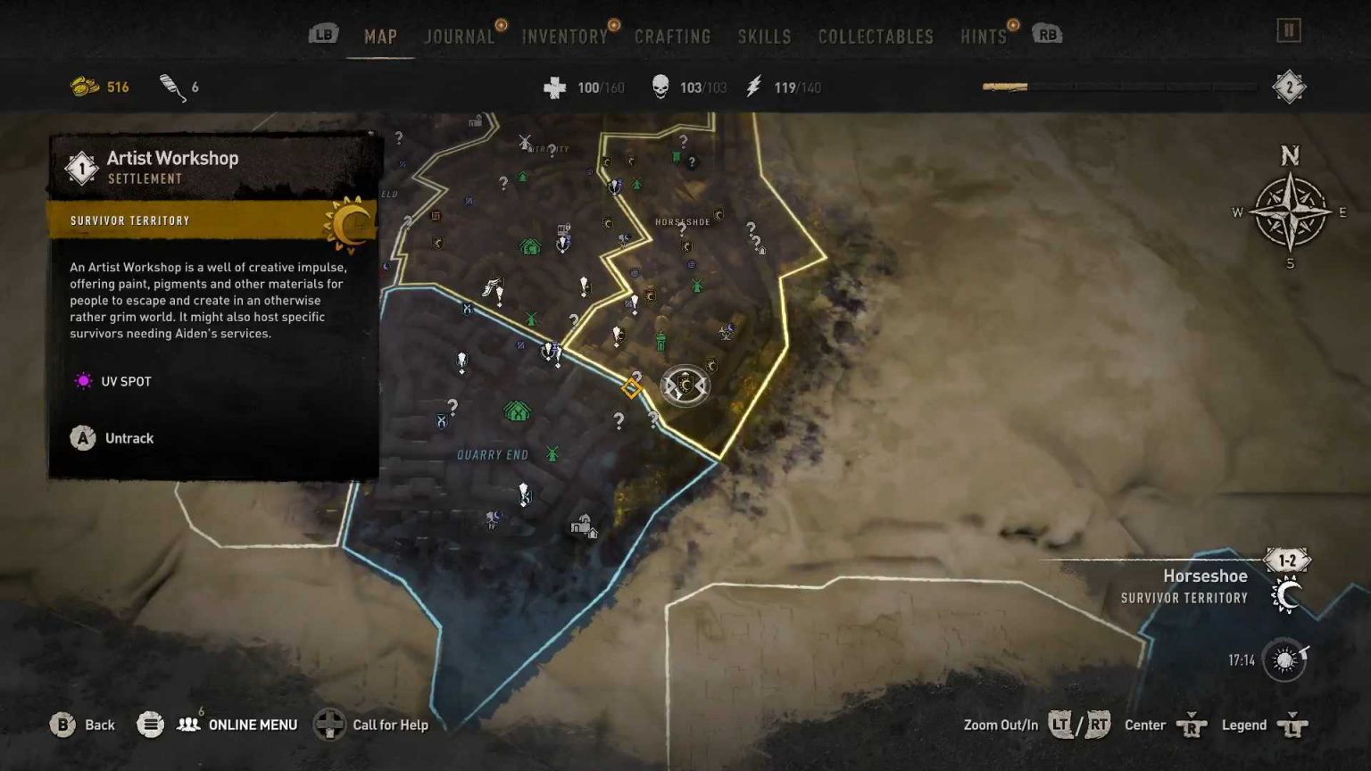Dying Light 2 Infected Intelligence Guide Hold to Reset