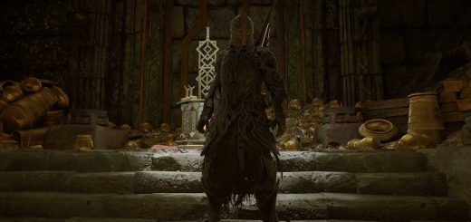 Eivor wearing the Hreidmar's Cursed Armor in Assassin's Creed Valhalla.
