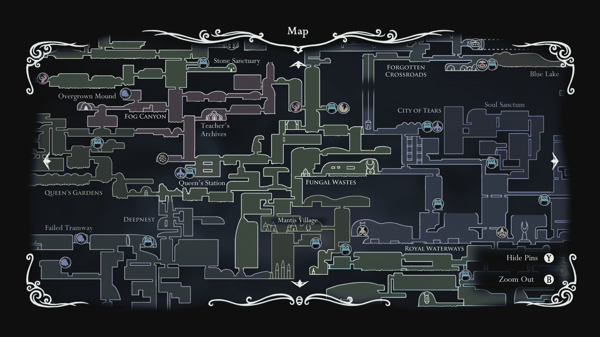 Fungal Wastes Map. 