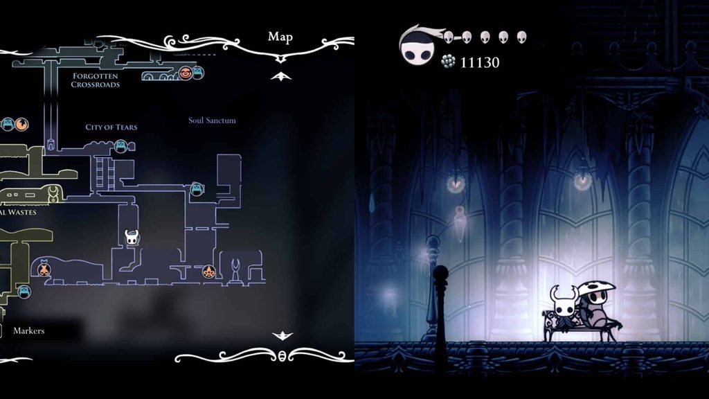 The first Bench in City of Tears left side.