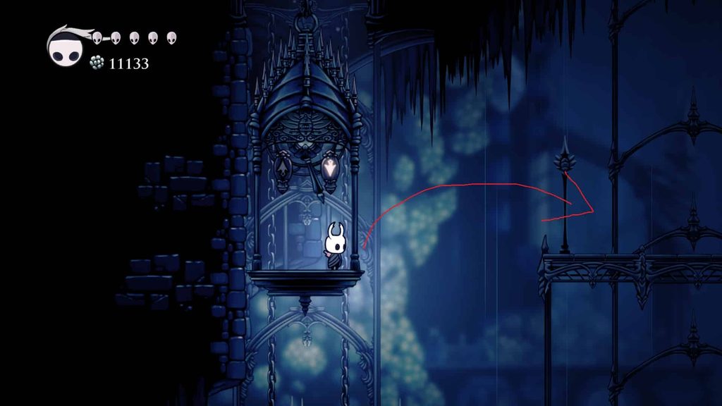 City of Tears elevator jump.