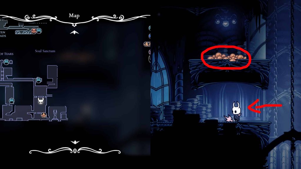 Rancid Egg location in City of Tears.