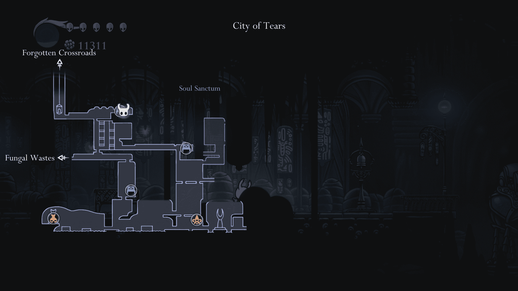 City of Tears third Bench and Stag Station location.