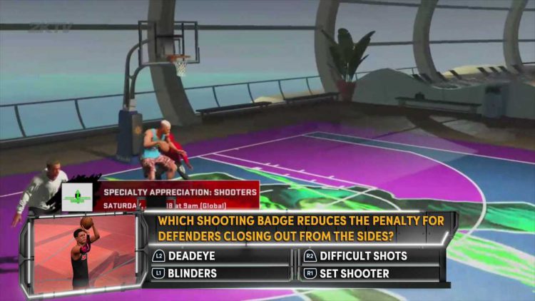 Image showing a NBA 2K22 2KTV Episode 41 question.